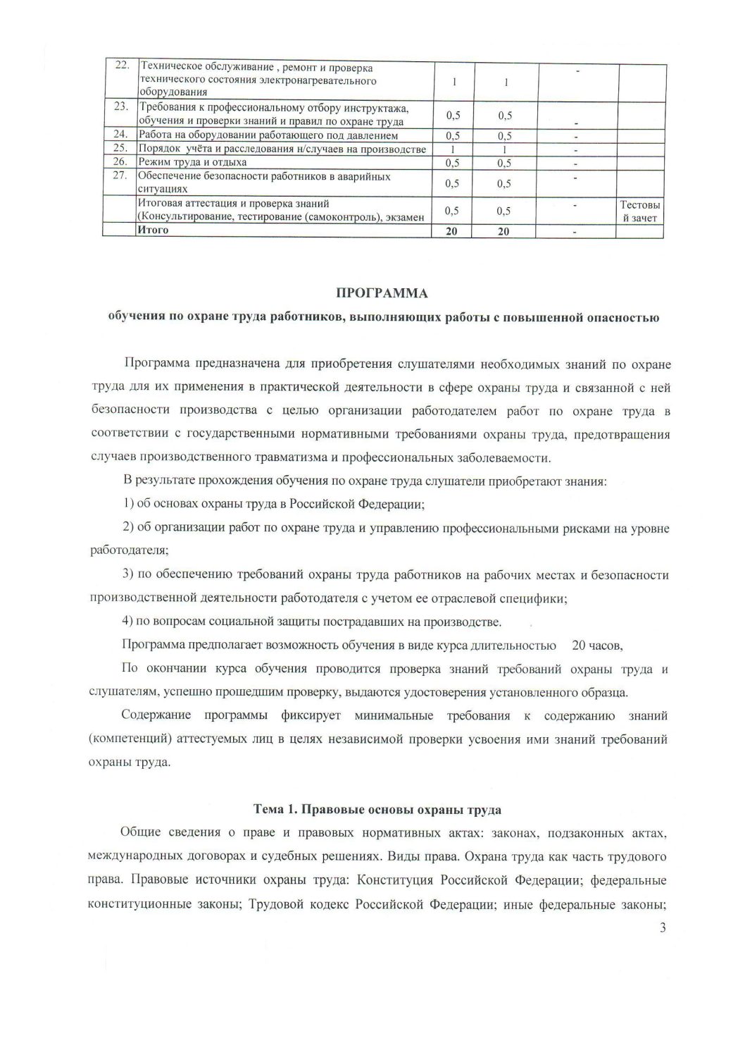 Дипломная работа: Охрана труда по Российскому трудовому праву